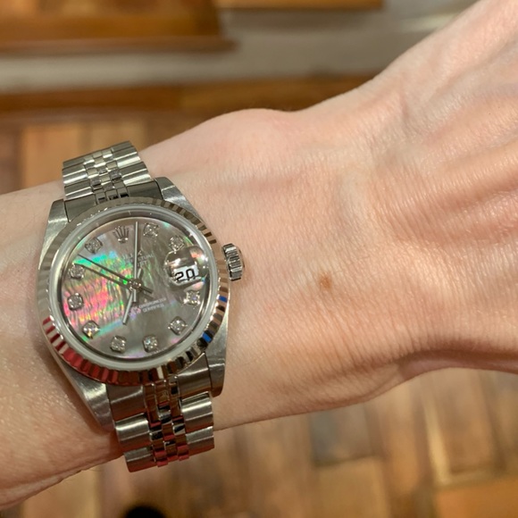 🟥SOLD🟥Rolex DateJust Grey MOP Diamond Markers 26mm - Picture 2 of 14